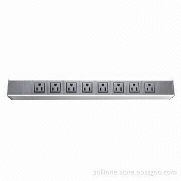USA Plug Socket 8-Way 15A PDU